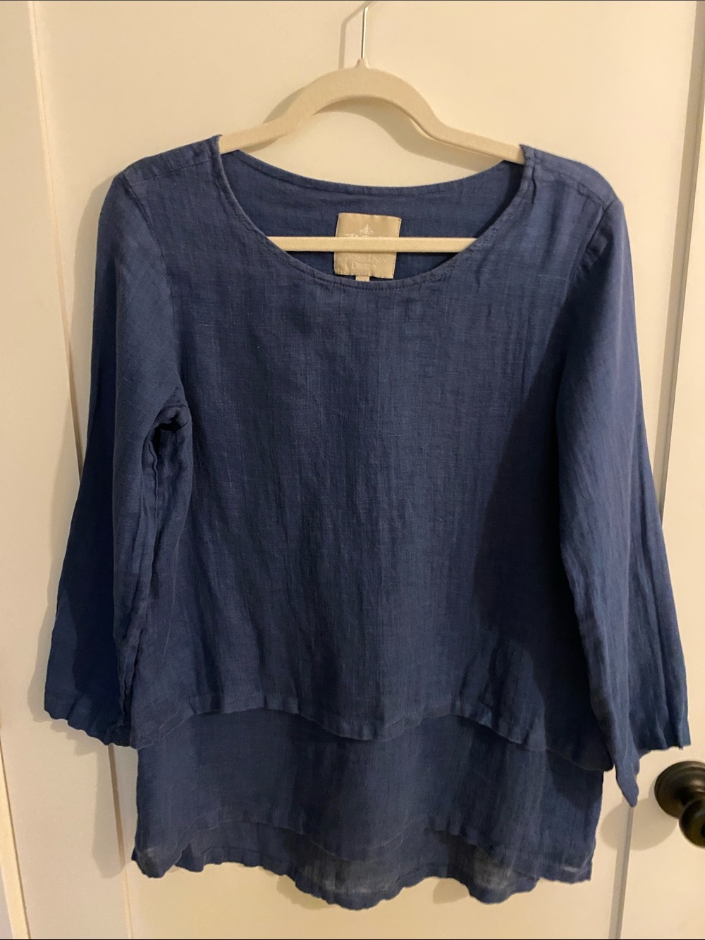 Boutique Linen Long-Sleeve Women's Top